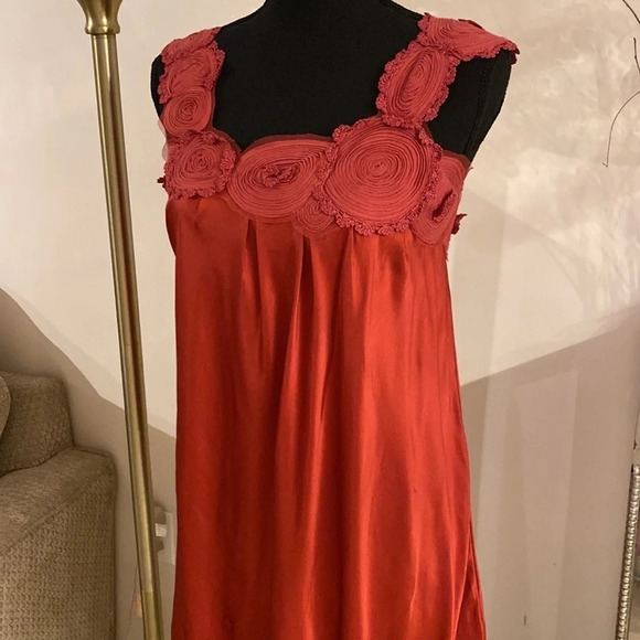 BCBGMAXAZRIA gorgeous silk dress size XS NWOT - Picture 2 of 7